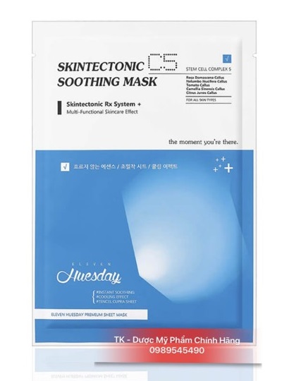 Mặt Nạ Cấp Ẩm Dưỡng Da Huesday Skintectonic C5 Soothing Mask
