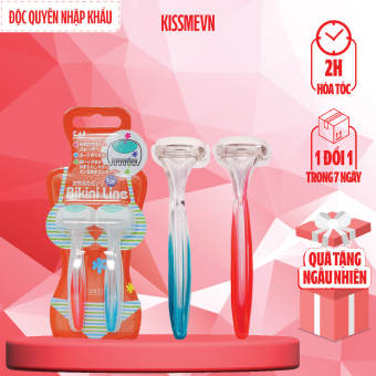 Dao Cạo Lông Vùng Kín, Dao Cạo Bikini Kai - Set 2 Cây (Combo Dao Cạo Và Set Mini )