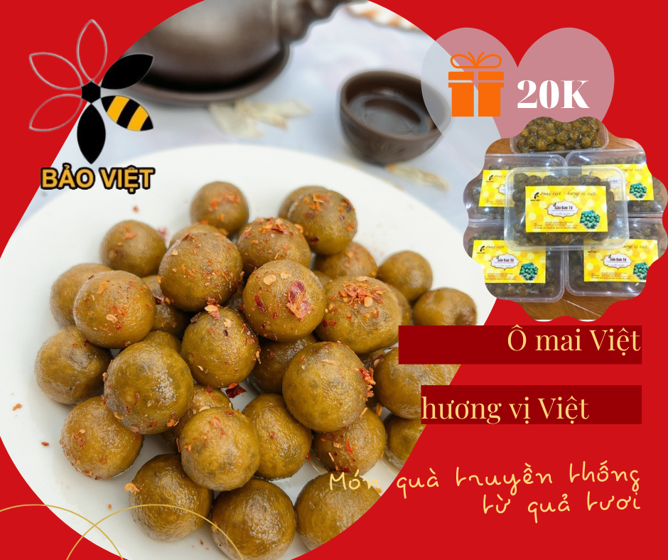 Ô mai sấu bao tử giòn cay đặc biệt - Ô mai Bảo Việt