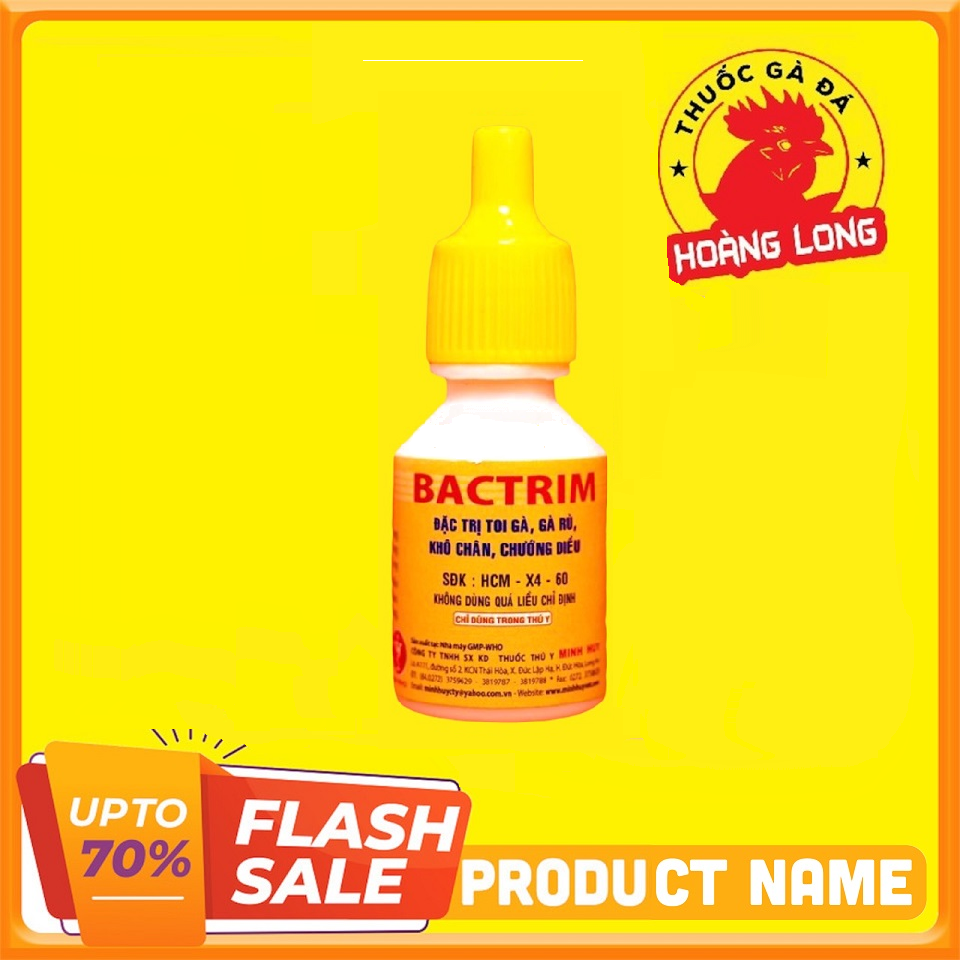 Bactrim gà rù, gà toi 1 LỌ 10ML