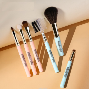 Bộ cọ trang điểm cá nhân 4 món lông nhân tạo siêu mềm mịn bám phấn tốt hoặc bộ cọ trang điểm loại 6 cây tán nền phủ phấn đánh má hồng xịn sò, bộ cọ trang điểm đánh phấn 7 cây H.Kitty, cọ trang điểm make up 7 món mèo kitty