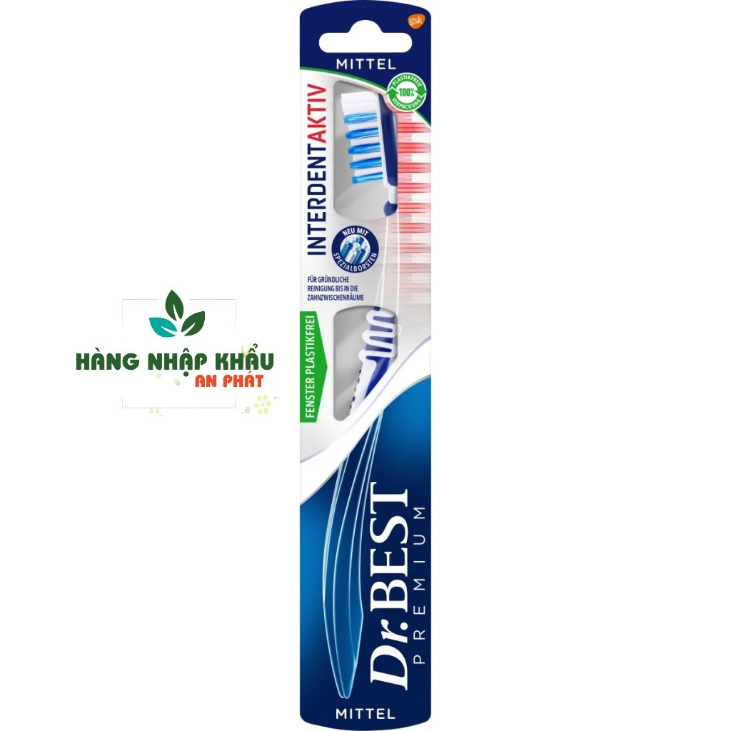 Bàn chải đánh răng lông mềm Dr Best Interdent Aktiv