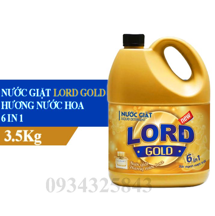 Nước giặt Lord Gold hương nước hoa 3.5kg