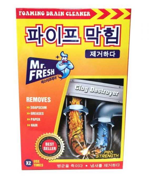 Hộp bột thông cống Mr Fresh Hàn Quốc 200g PNS36