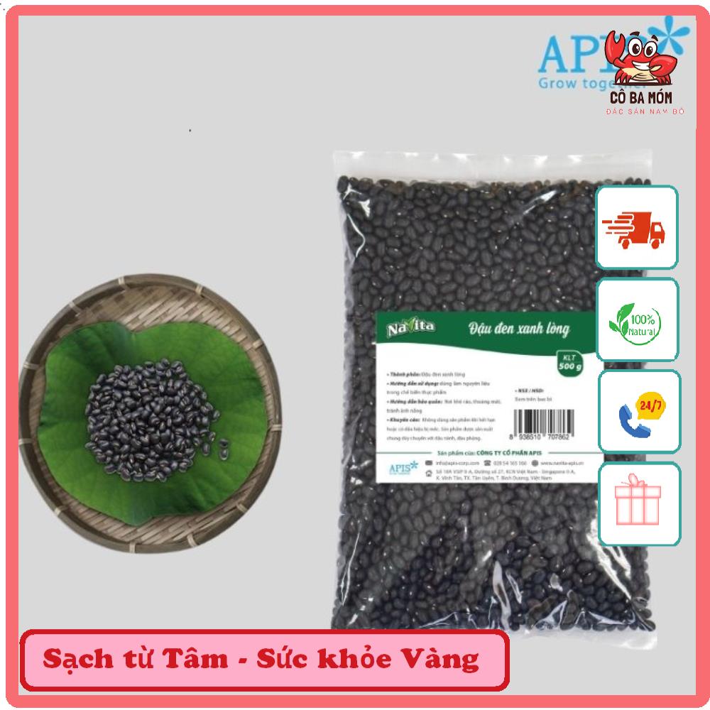 1 GÓI ĐẬU ĐEN XANH LÒNG NAVITA 500G || CÔ BA MÓM - ĐẶC SẢN NAM BỘ