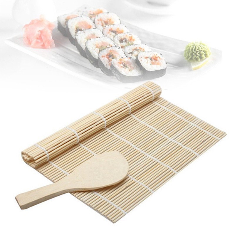 Mành Tre Làm Cơm Cuộn Kimbap, Cuốn Sushi Nhanh Tay Dễ Làm Memoshi