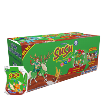 COMBO 24 GÓI SỮA CHUA UỐNG TIỆT TRÙNG  VINAMILK SUSU TÚI 110ML.