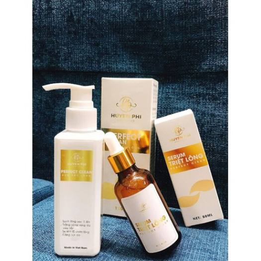 Bộ Kem tẩy lông Huyền Phi VÀ serum triệt lông huyền phi