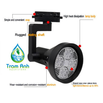 Đèn led ray WRGB cao cấp - đèn bể thuỷ sinh / bán cạn - cây quang hợp tốt