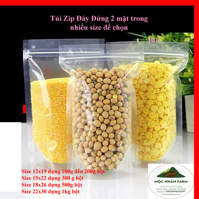 10 Túi zip trong đáy đứng - - mộc Nhân Farm
