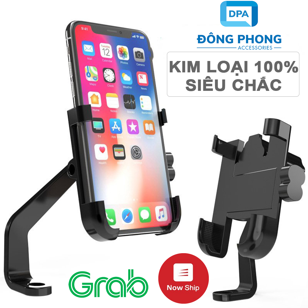 Giá Đỡ Điện Thoại Trên Xe Máy Bằng Kim Loại Siêu Chắc