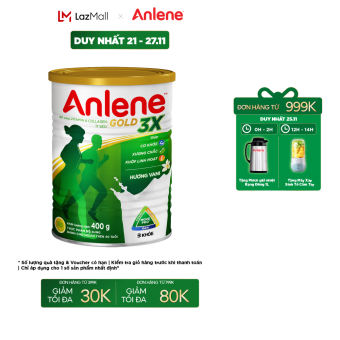 Sữa Bột Anlene Gold 3X Hương Vani lon 400g