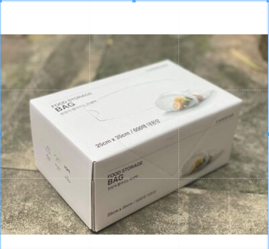 Túi đựng thực phẩm 600 túi lock&lock lwp801 25x35 cm