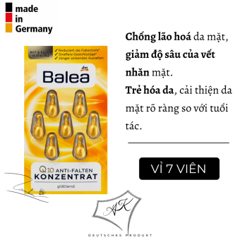 Viên nang Serum dưỡng da, chống lão hóa - Balea