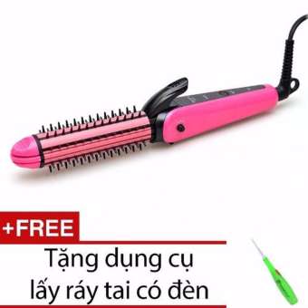 Máy là tóc dập xù lược điện 8890 + Tặng dụng cụ lấy ráy tai có đèn