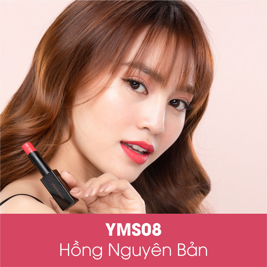 Son Lì Matte Revolution YMS08 - Raspberry - Hồng nguyên bản