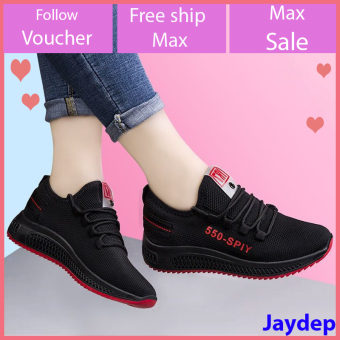 Giầy nữ thể thao, giày sneaker hot giá rẻ buộc dây dễ phối đồ màu đen, tím, trắng V202