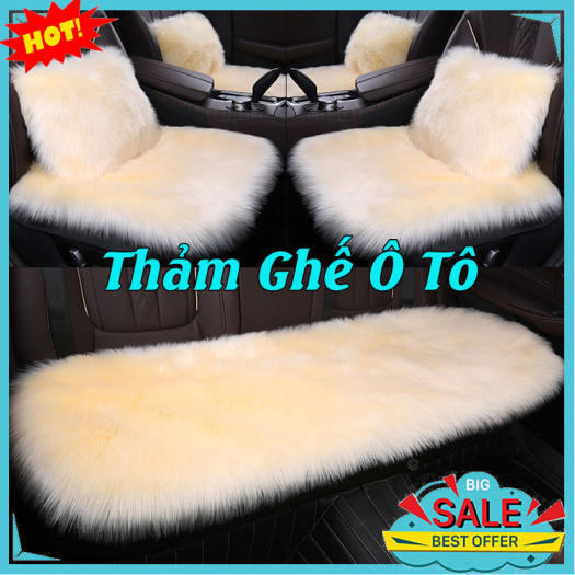 Thảm Lông Lót Ghế Cao Cấp-ACE STORE-Thảm Lông Cừu Lót Ghế Ô Tô, Thảm lót lông xe, Miếng Lót Mùa Đông Thảm,Gối Đệm Ghế Cho Ghế Văn Phòng Ô Tô Sofa
