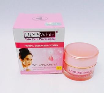 Kem dưỡng trắng da – Thảo dược Lily’s White hồng (Chống nắng – Dưỡng ẩm da)