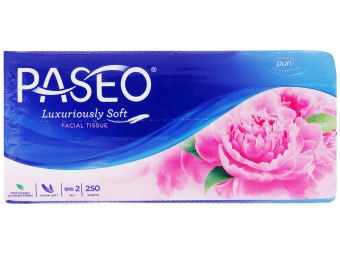 Khăn giấy thếp Paseo 250 tờ (2 lớp)