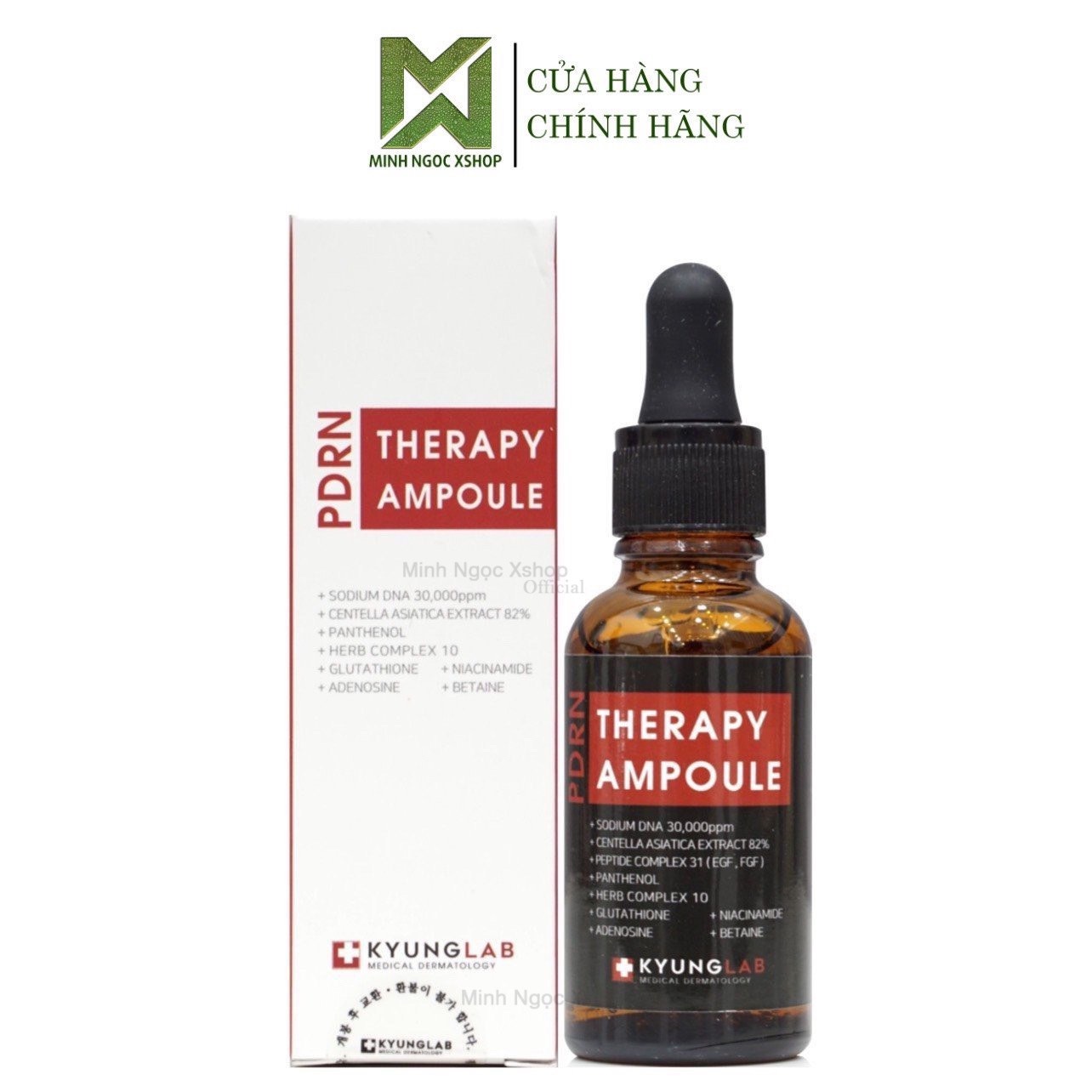 Tinh chất tế bào gốc phục hồi, chống lão hóa da kyung lab pdrn therapy ampoule 30ml