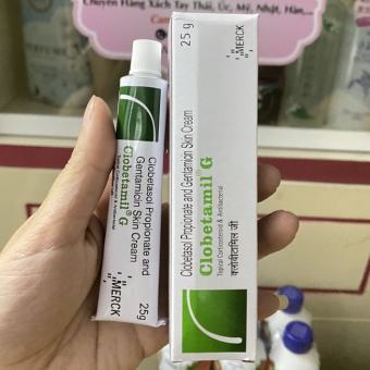 Tuýp kem Nám Clobetamil G chuyên nám da mặt hoặc dùng trộn kem body 25g chính hãng Thái Lan