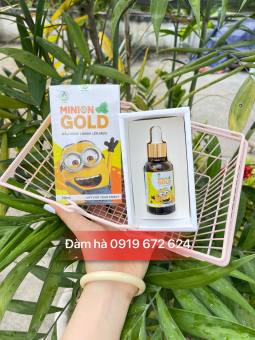 Siro Húng chanh Minion Gold 30mL - Tinh Dầu Húng Chanh MINION lên men