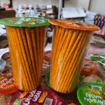 Bịch 30 Cốc Tăm Quẩy Cay Giòn