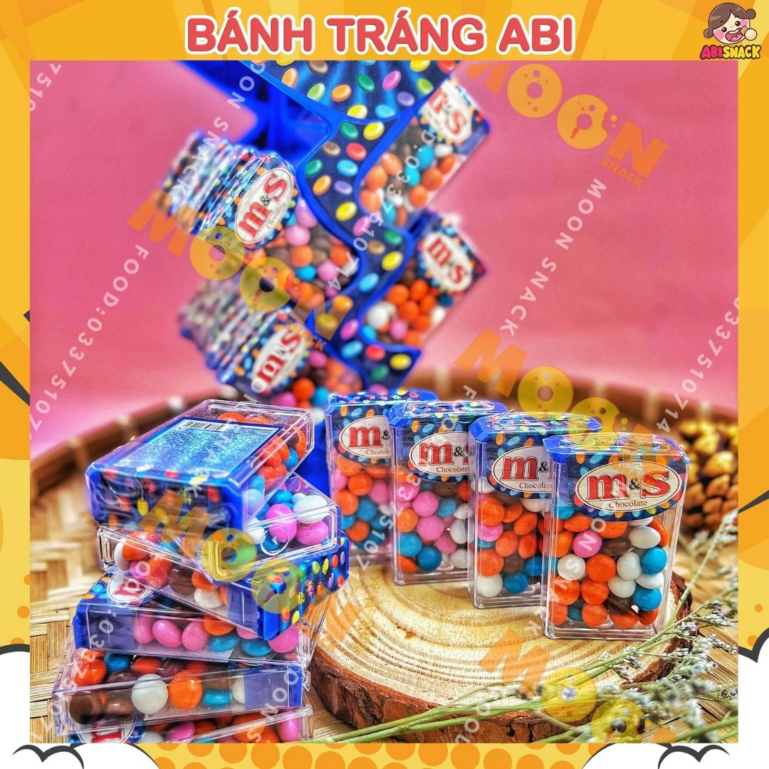 Kẹo socola viên M&S hàng nhập khẩu 1 hộp 15g cầm tay mang du lịch đi chơi tiện dụng