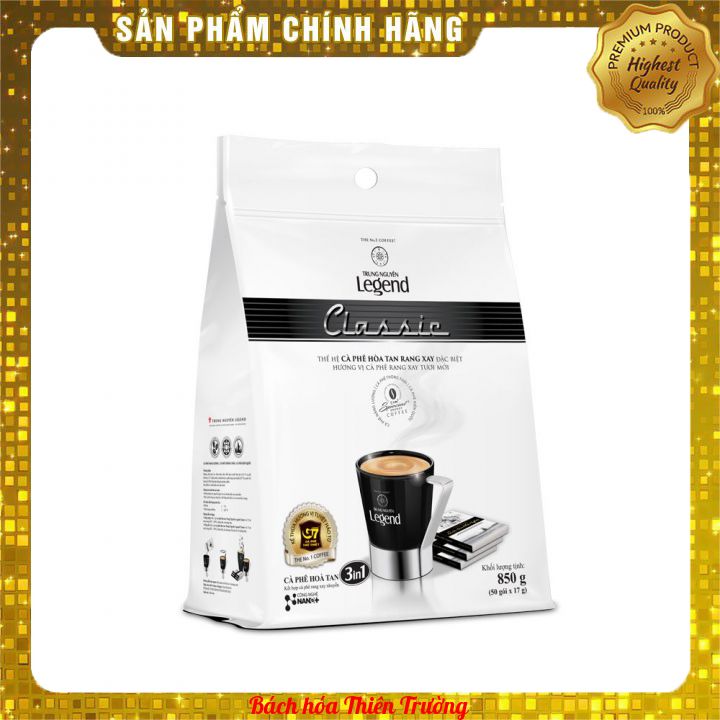 Cà Phê Trung Nguyên Legend Classic - Bịch 50 gói