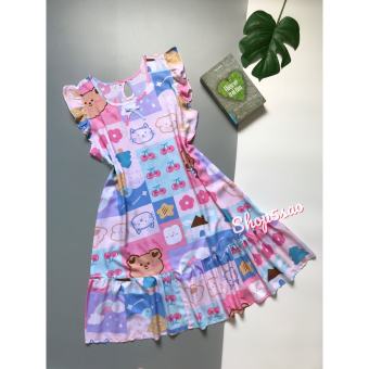 Váy tole (lanh) - Đầm ngủ mặc nhà lanh (tole) SHOP5SAO đuôi cá BIGSIZE