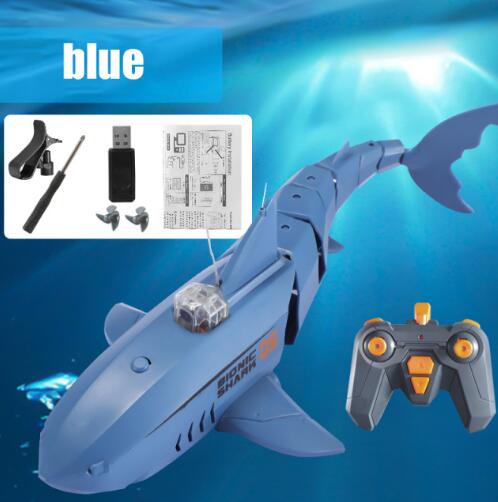 APP Đồ Chơi Robot Cá Mập Điều Khiển Từ Xa Có Camera HD Wif Fpv Máy Cá Tàu Ngầm Động Vật Chống Nước C