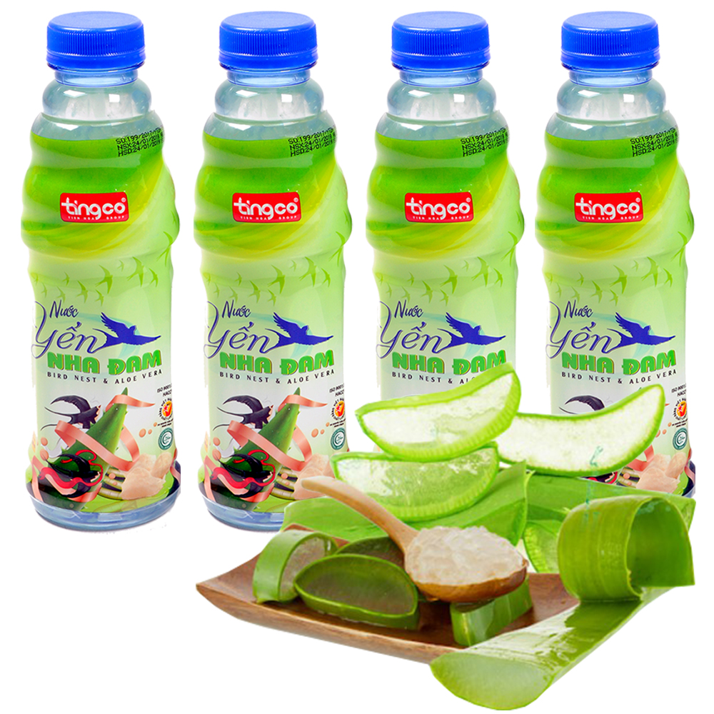 COMBO 4 CHAI YẾN NHA ĐAM ĐƯỜNG PHÈN TINGO - MỖI CHAI 500ML - DATE MỚI 12 THÁNG.BÁCH HÓA UY TÍN