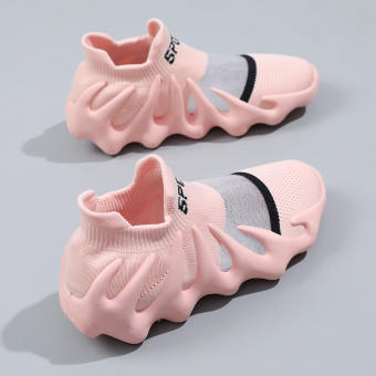 Giày Nữ Giày Tất Núi Lửa Giày Chạy Bộ Dừa Thể Thao Bạch Tuộc Đế Mềm Thoáng Khí Nhẹ Dệt Bay#L0112