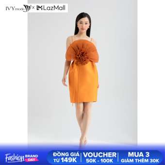 Đầm dạ hội xòe hoa cách điệu vô cùng cuốn hút IVY moda MS 45S2568