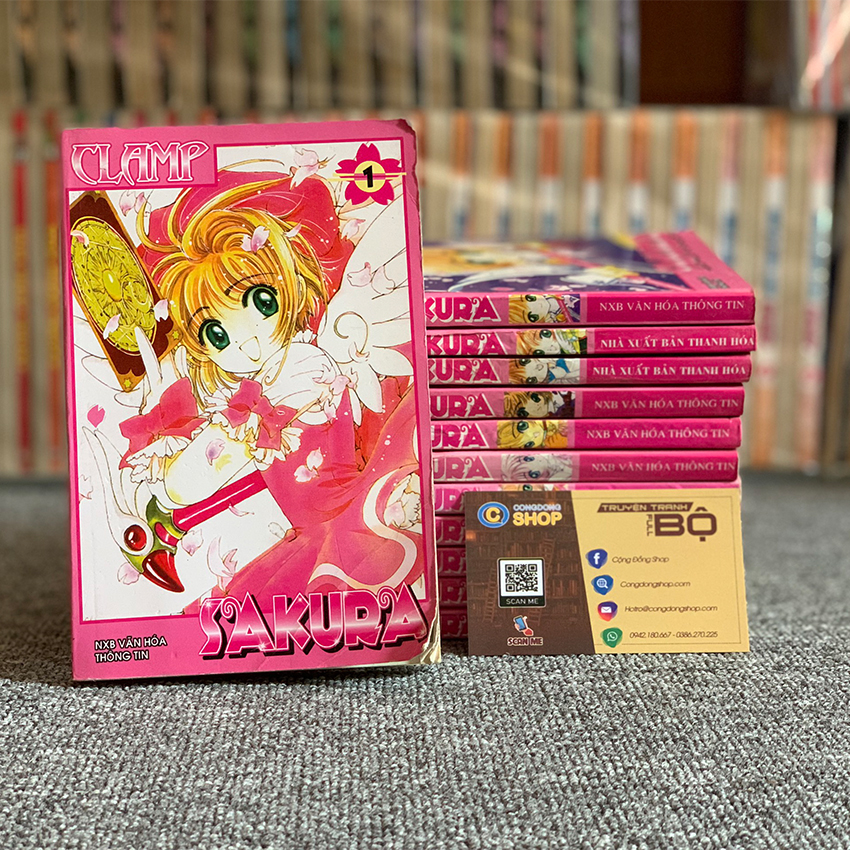 Truyện Sakura Thủ Lĩnh Thẻ Bài tái bản 12 tập - Sách truyện Full bộ