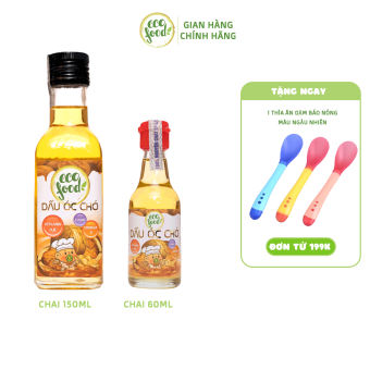 Dầu ăn dặm cho bé Dầu Óc Chó Ecofood cho trẻ trên 6 tháng tuổi với nhiều dưỡng chất rất tốt cho trẻ