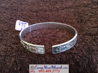 VÒNG TAY KHẮC OM MANI PADME HUM TÂY TẠNG - VT265