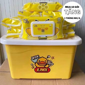 Khăn Giấy Ướt - Khăn Giấy Ướt Không Mùi - Lau Mặt, Không Bung Lông, Siêu Tiết Kiệm, An Toàn Cho Bé Sơ Sinh