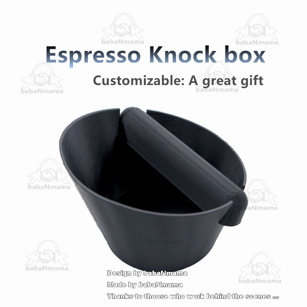 Gambar Espresso Knock box Customizable custom made babaNmama