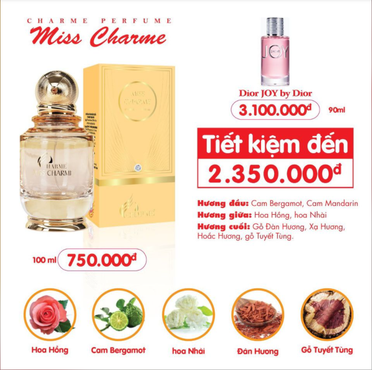 Nước Hoa Charme_Miss_Charme 100ml