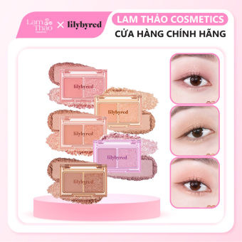 Bảng Phấn Mắt 2 Ô Lilybyred Little Bitty Moment Eye Shadow