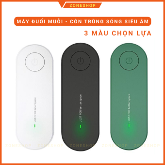 Máy Đuổi Muỗi - Đuổi Côn Trùng Bằng Sóng Siêu Âm Không Gây Hại Cho Con Người Và Vật Nuôi [ZONESHOP]
