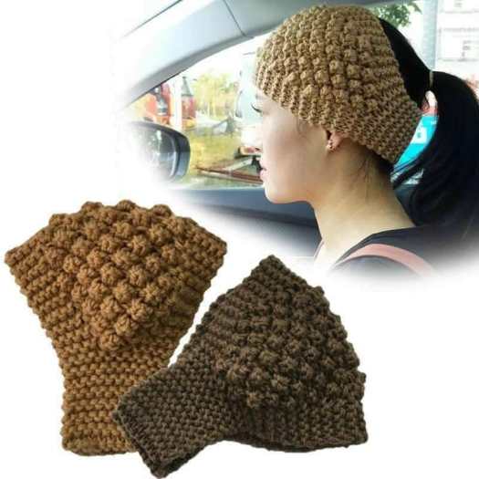 Mũ len nửa đầu, nón len nửa đầu cho chị em phụ nữ trẻ trung, năng động, cực kỳ ấm áp, phong cách HÀN QUỐC