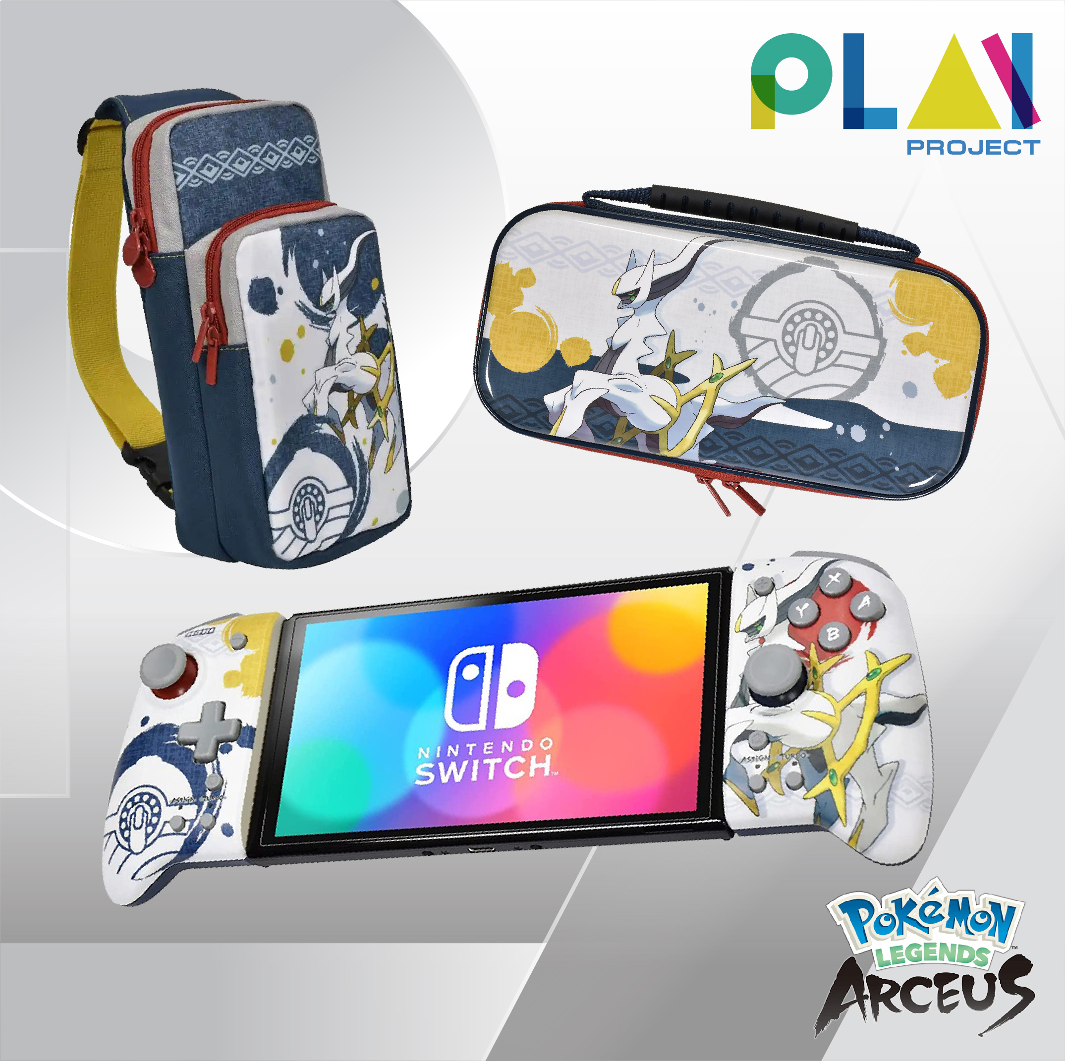 อุปกรณ์เสริมเครื่องเกม Nintendo Switch ลาย Pokemon Arceus [ของแท้] [มือ1] ราคา 1,290 บาท*ส่งฟรี
