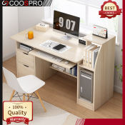 Coospro Study Office Desk with Shelf