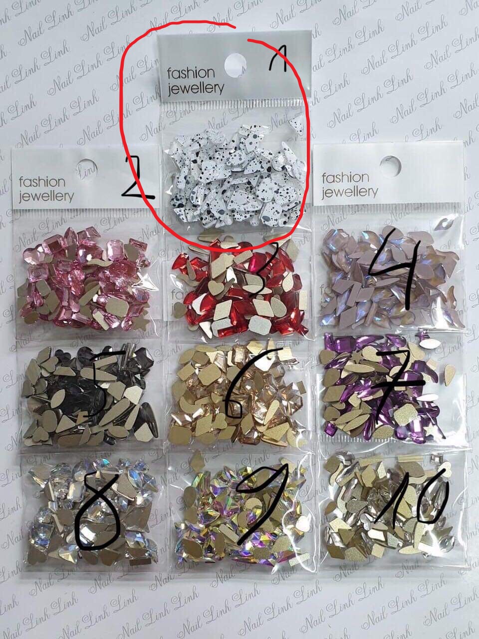 Đá khối chân bằng túi, đá khối túi hàng loại 1 - trùm nail mi