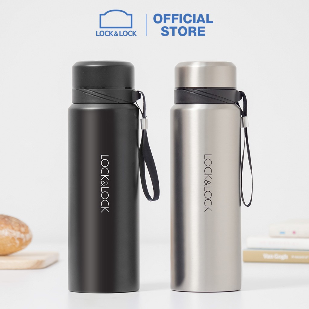 Bình giữ nhiệt lock&lock 800ml lhc6180 vacuum bottle - hàng chính hãng