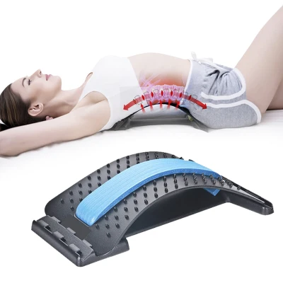 Back Massage Magic Stretcher Fitness Equipment Stretch Relax Mate Stretcher Lumbar Support Spine Pain Relief Chiropractic (1)