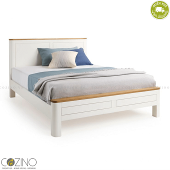 Giường đơn Hove 100% gỗ sồi 1m2